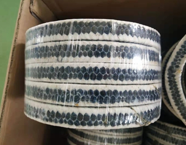 碳纤维交四氟丝盘根环